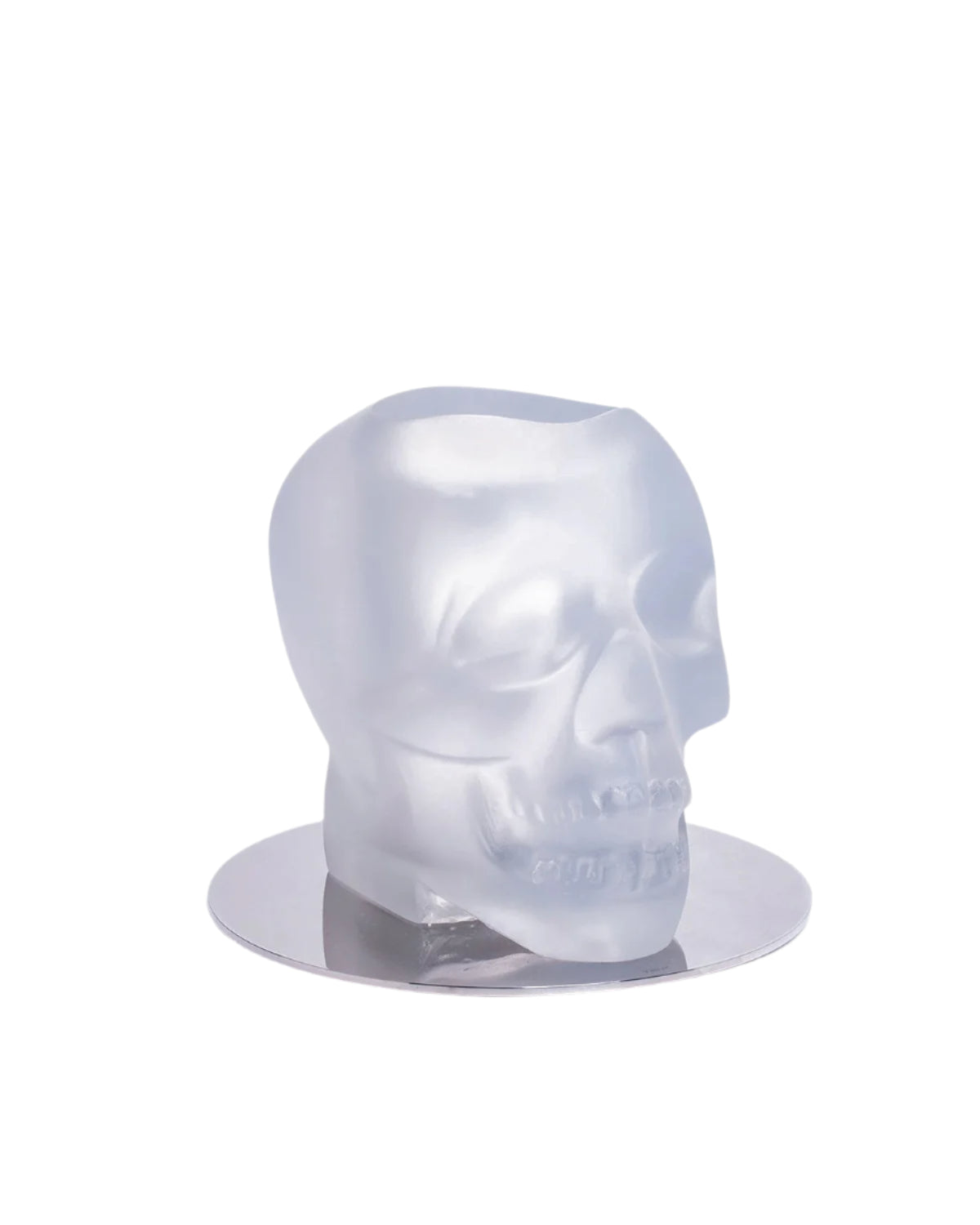 Vallvé Cranium Vintage vase in Clear resin – photo 2