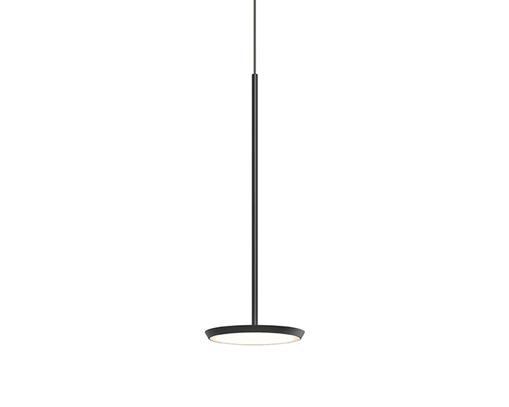 Pablo Designs Sky Solo Pendant Light side view showing engineering and proportions