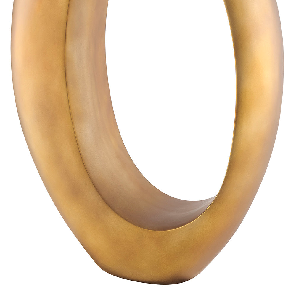 Trombone Vase Small Matte Bronze by Finesse Decor C17BR