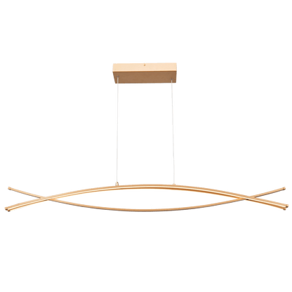 Wishbone Crossed Frame Pendant - Abra Lighting