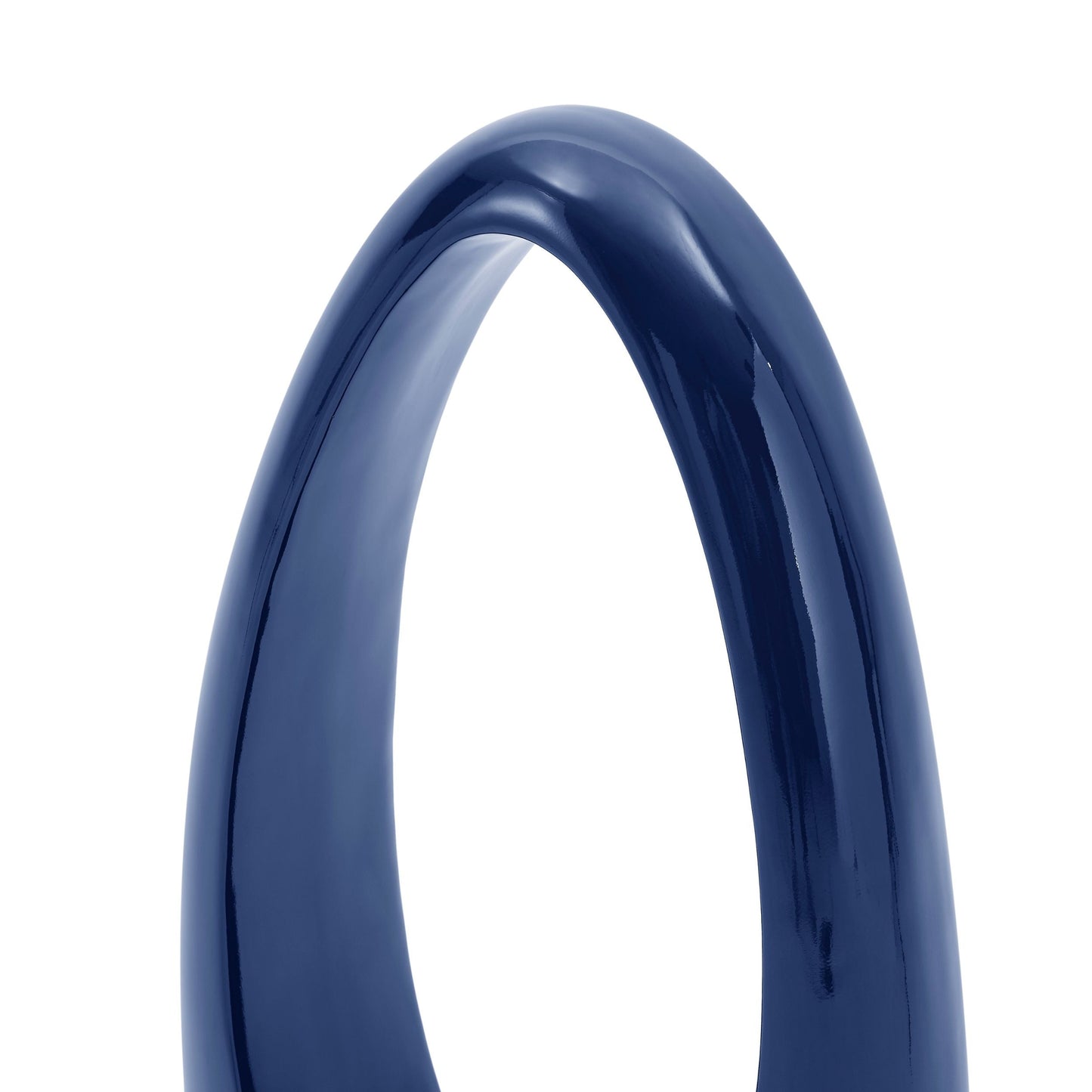 Mandolin Small Floor Vase Sculpture Glossy Blue by Finesse Decor C21-BL