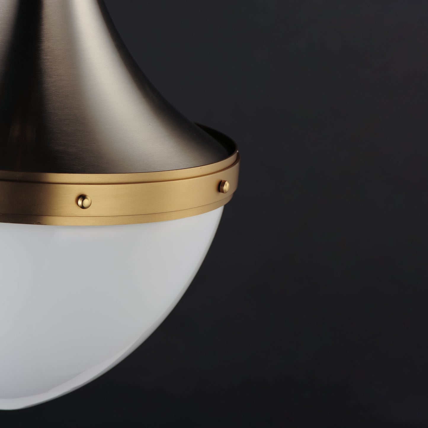 Conrad 15" Pendant Satin Nickel/Satin Brass by Maxim Lighting