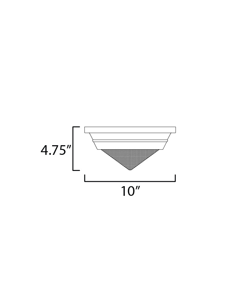 Hargreaves Flush Mount Black by Maxim Lighting