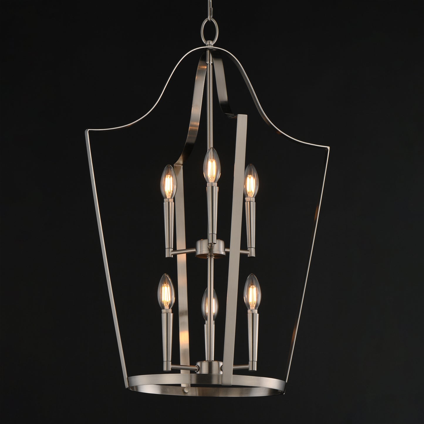 Arden 6-Light Pendant Satin Nickel by Maxim Lighting