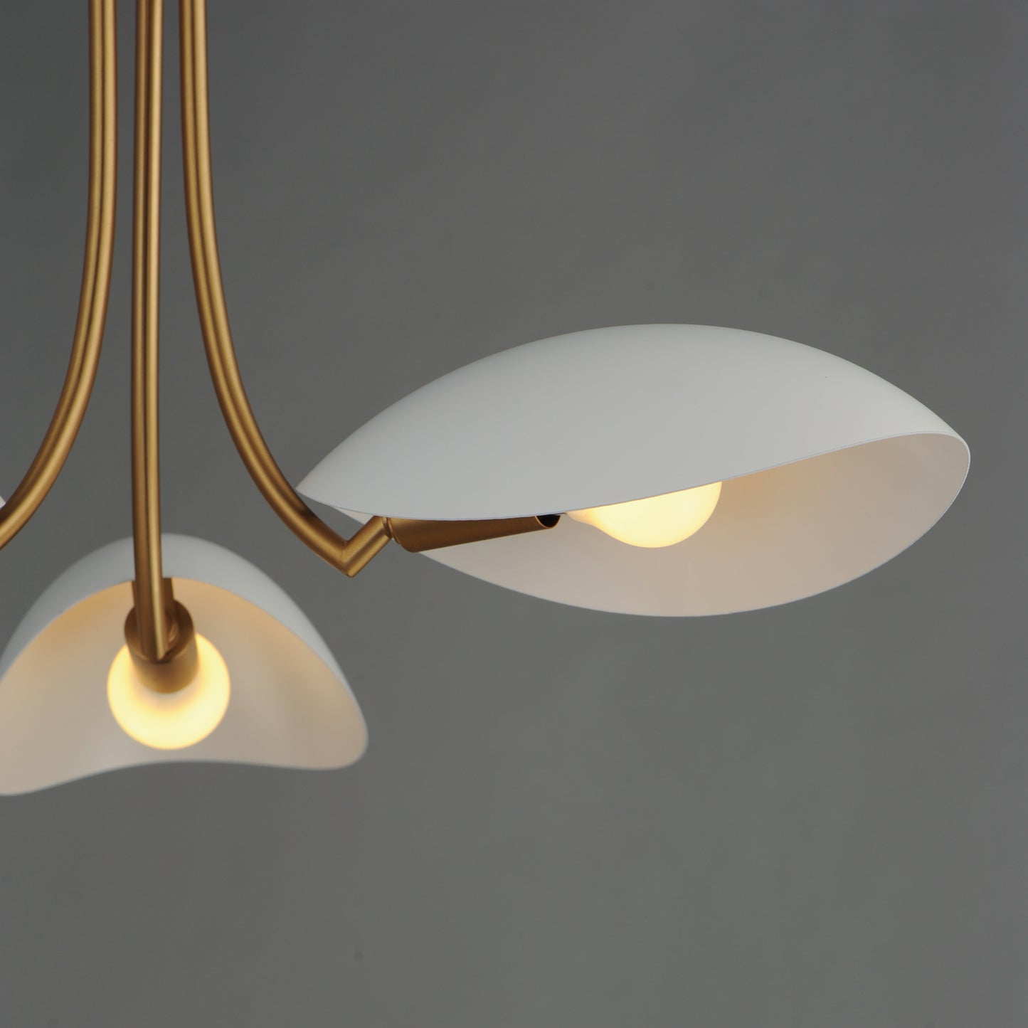 Maris 3-Light Pendant White/Natural Aged Brass by Maxim Lighting
