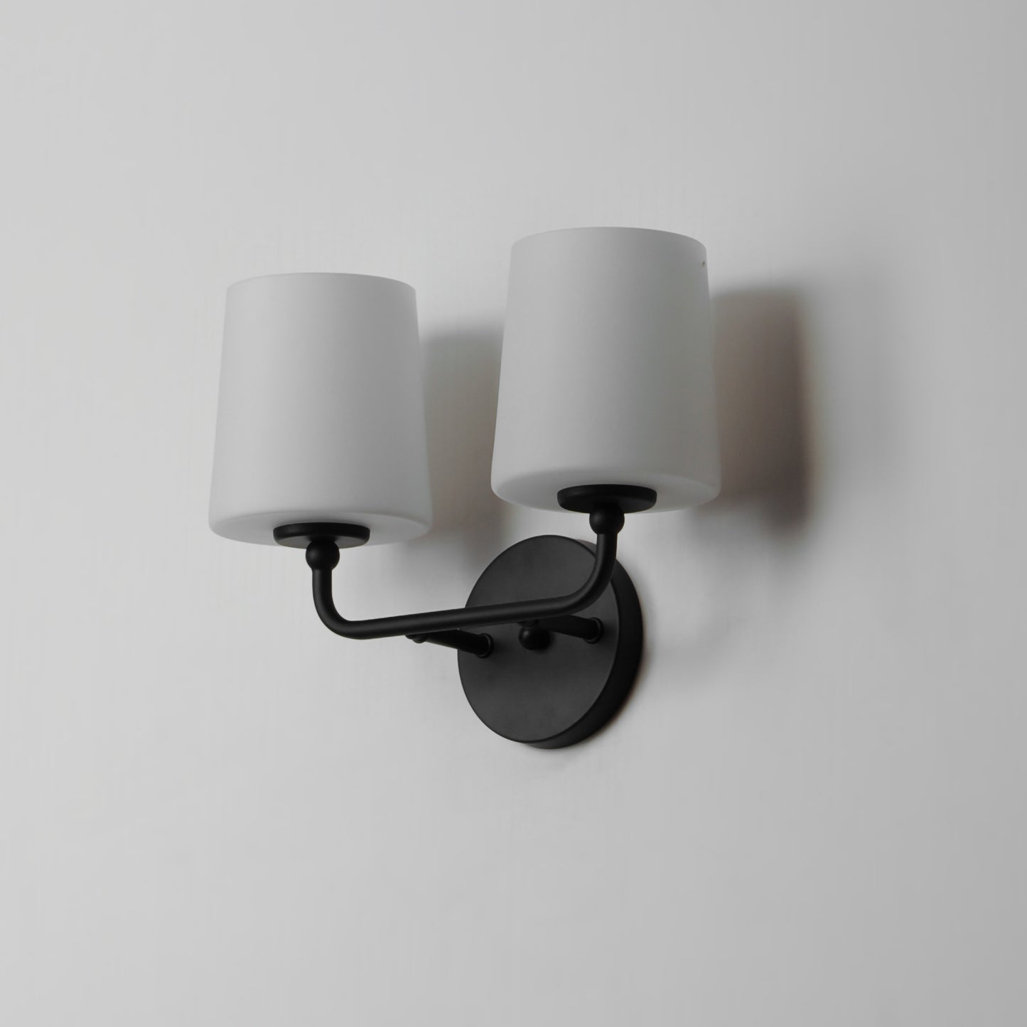 Bristol 2-Light Sconce Black by Maxim Lighting