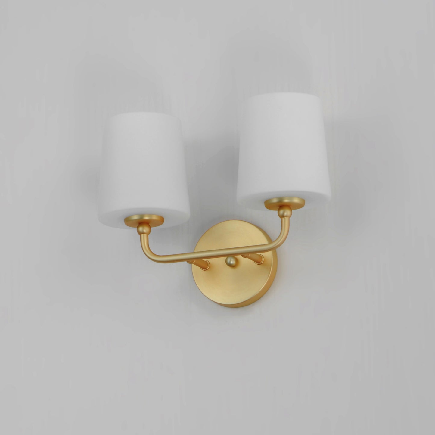 Bristol 2-Light Sconce Satin Brass by Maxim Lighting