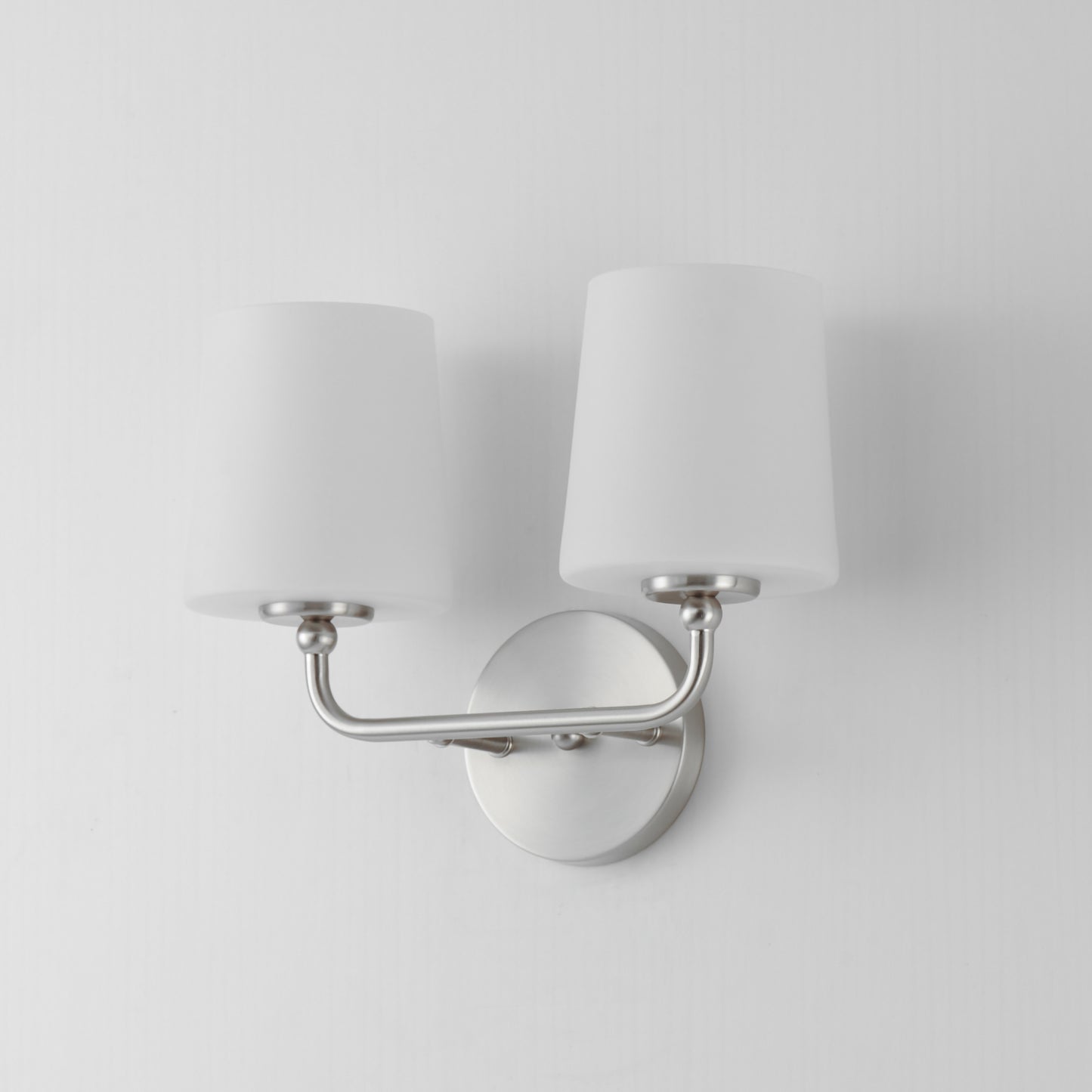 Bristol 2-Light Sconce Satin Nickel by Maxim Lighting