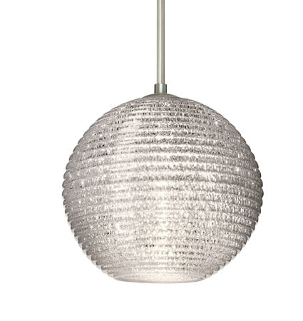 Besa Kristall 8 cable pendant glass option – Glitter