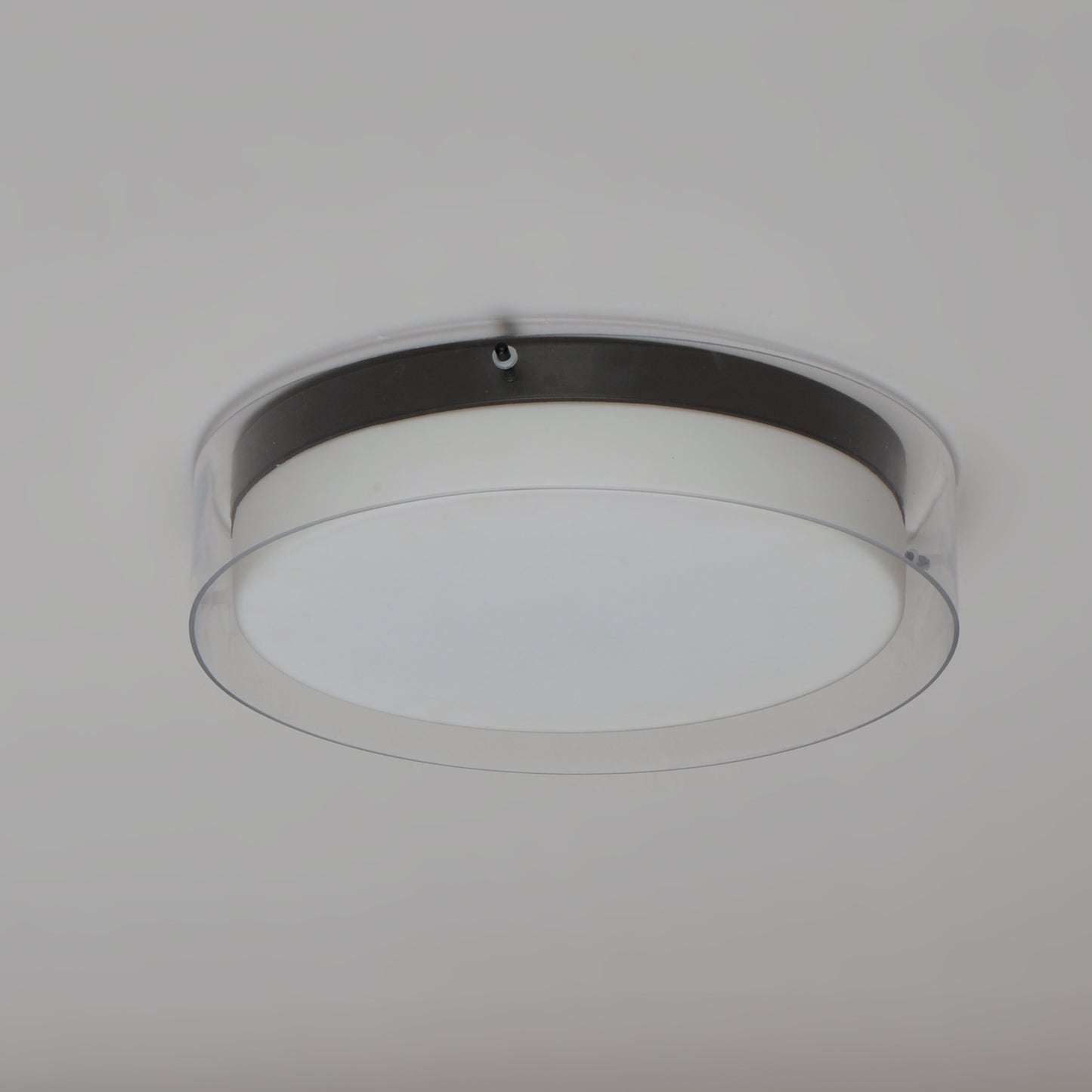 Duo 16" Round LED Flush Mount Black by Maxim Lighting