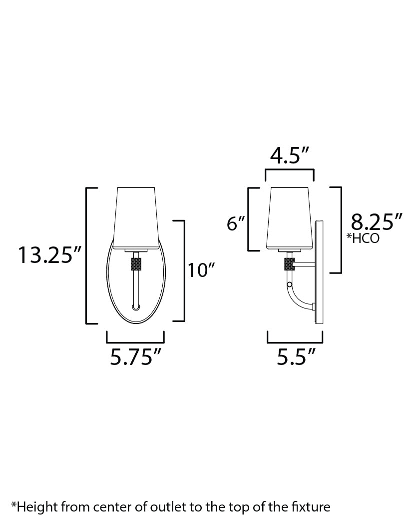 Durham Sconce Satin Nickel by Maxim Lighting