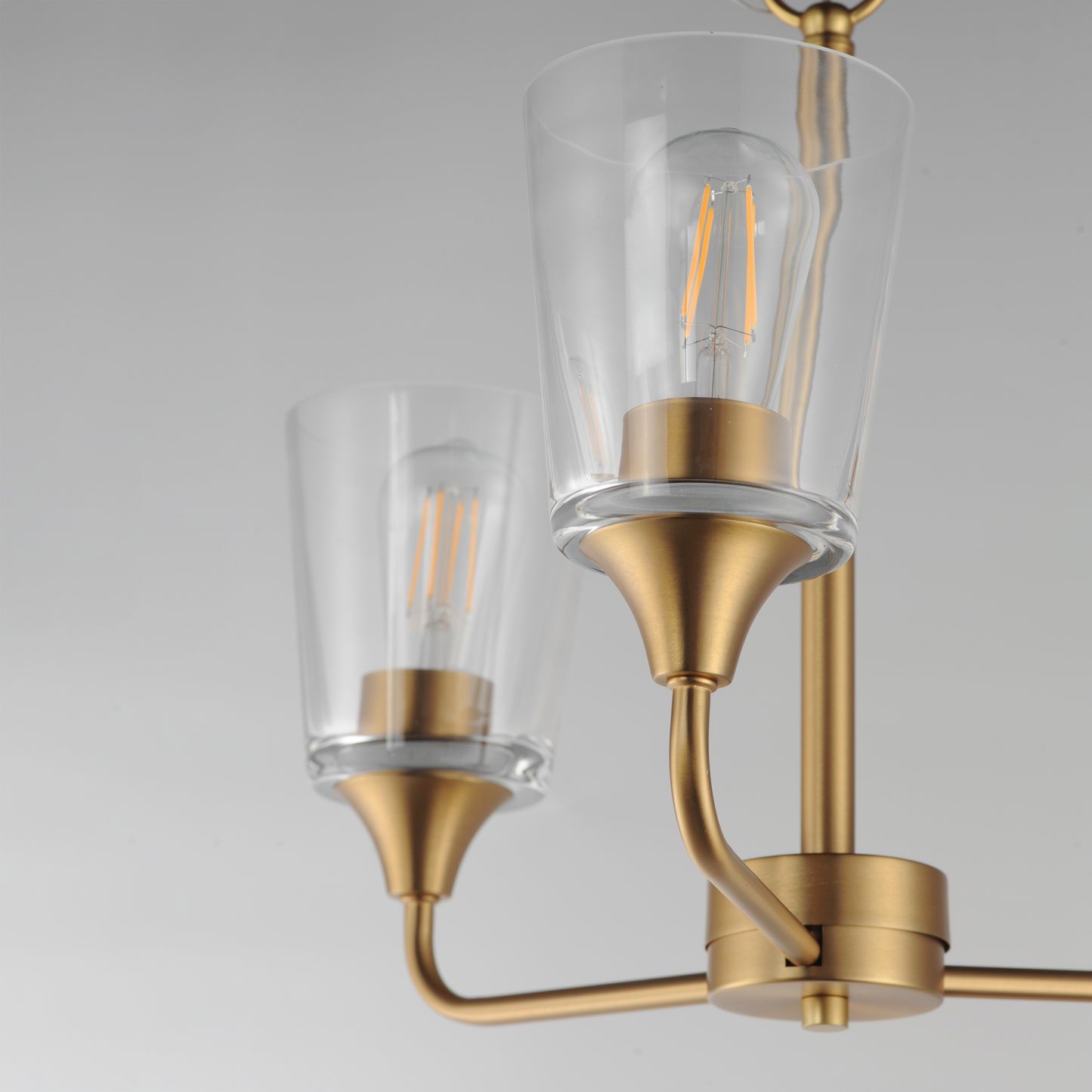 Hudson 3-Light Chandelier Natural Aged Brass by Maxim Lighting