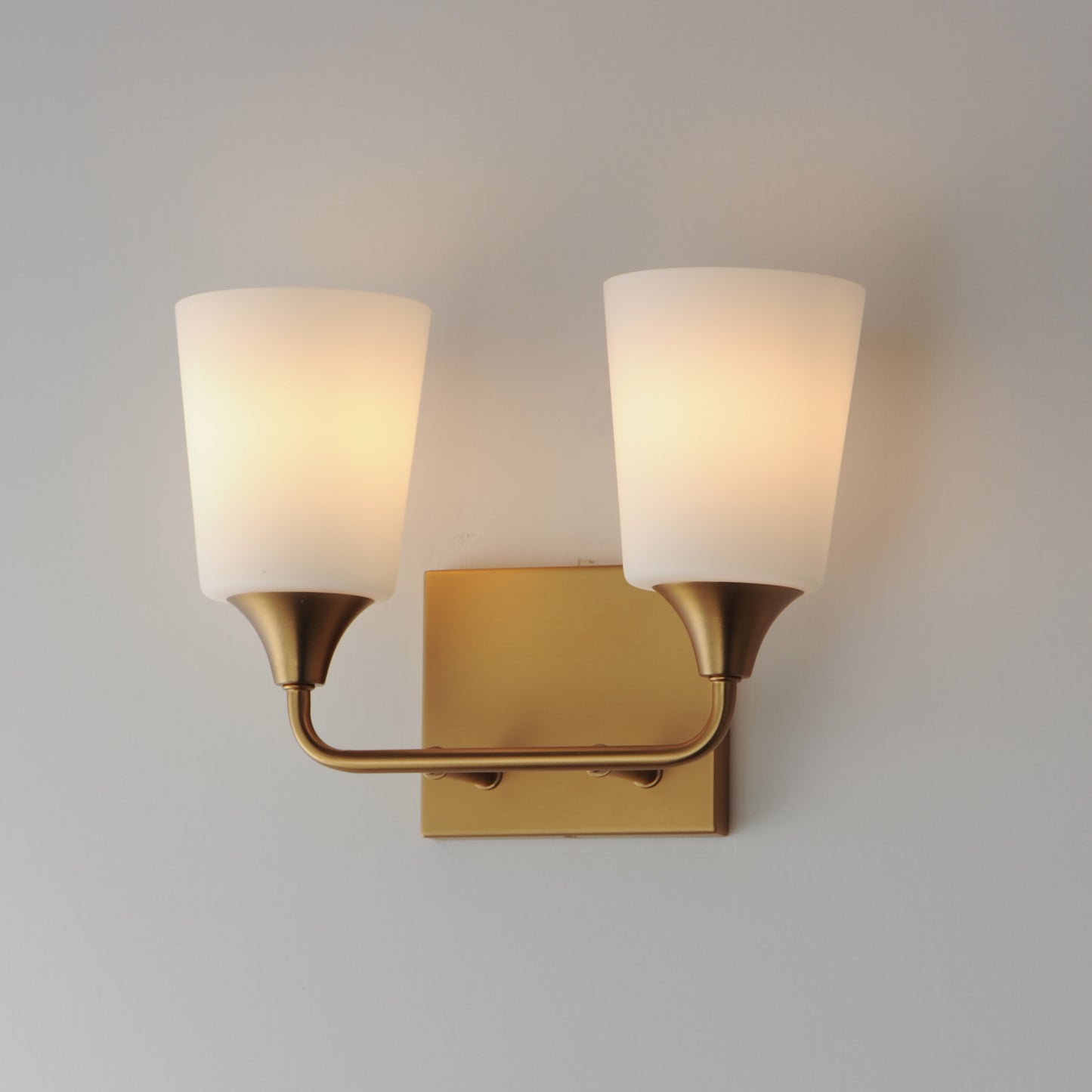 Hudson 2-Light Bath Vanity Natural Aged Brass by Maxim Lighting