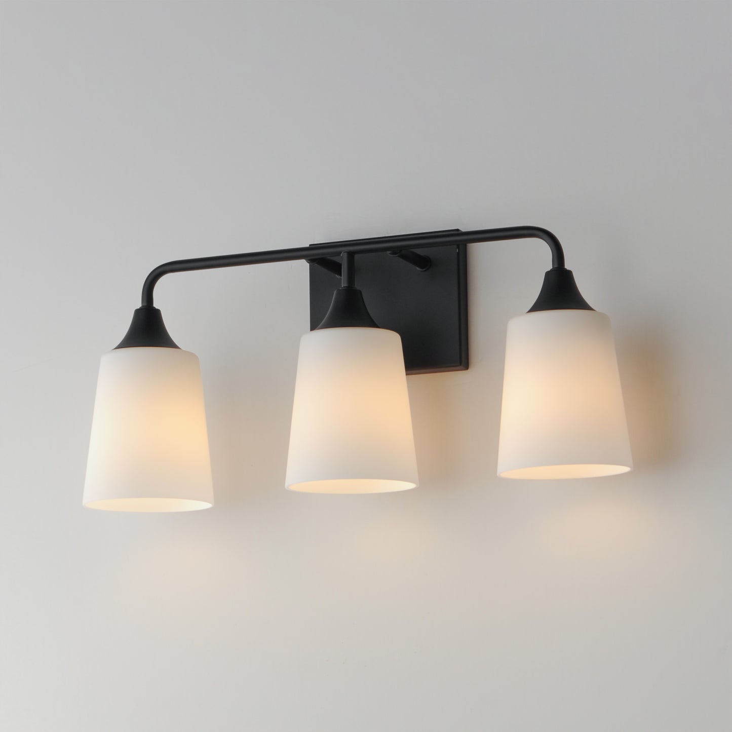 Hudson 3-Light Bath Vanity Black by Maxim Lighting