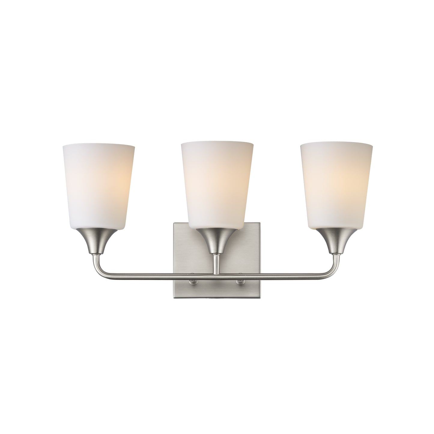 Hudson 3-Light Bath Vanity Satin Nickel by Maxim Lighting