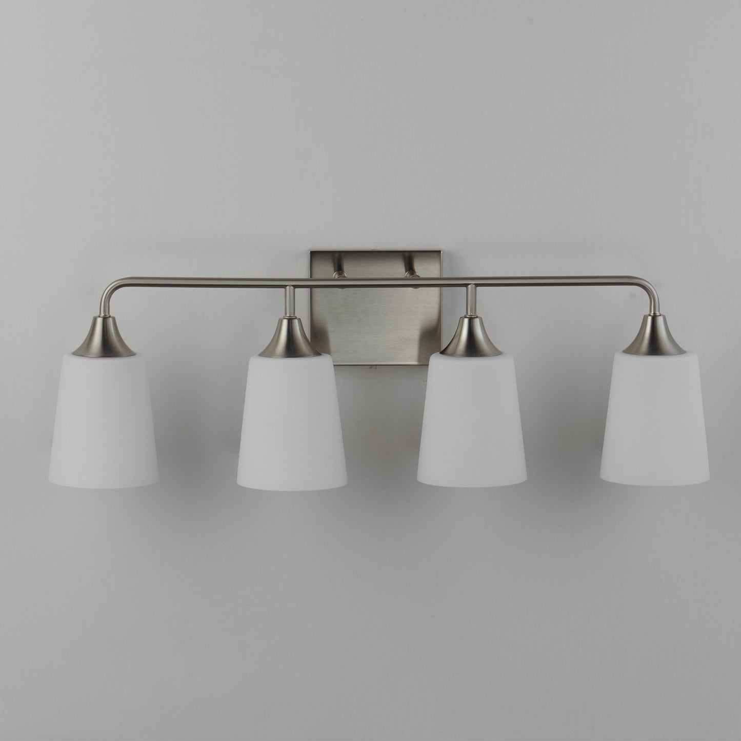 Hudson 4-Light Bath Vanity Satin Nickel by Maxim Lighting