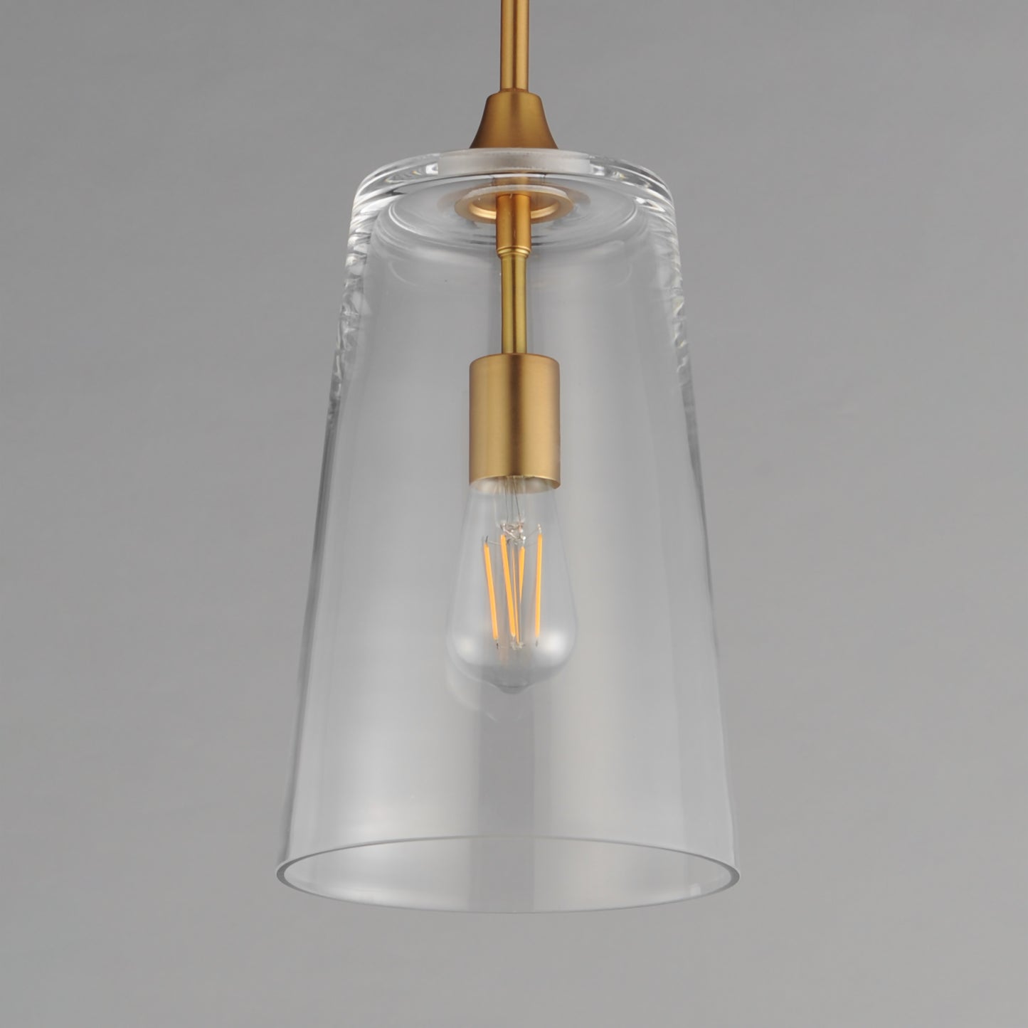 Hudson Pendant Natural Aged Brass by Maxim Lighting