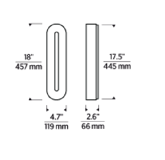 Visual Comfort Modern Wyllis 18 Inch Alabaster Brass Integrated Led Sconce
