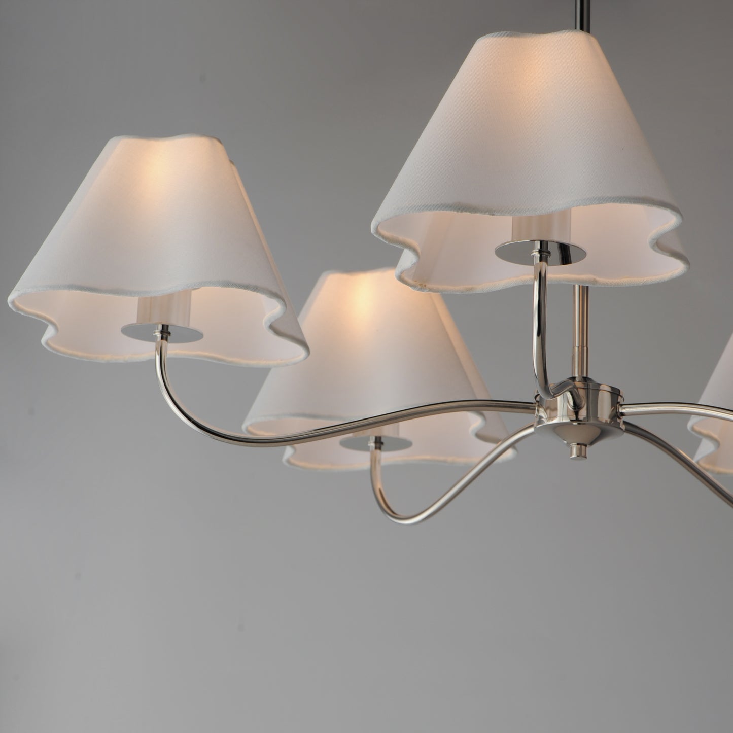 Saxon 5-Light Chandelier Polished Nickel by Maxim Lighting
