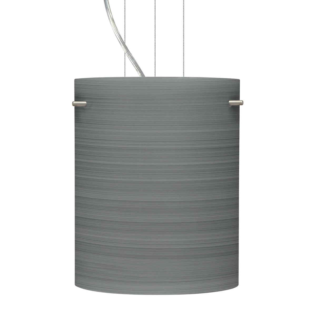 Besa Tamburo 8 cord pendant glass option – Titan
