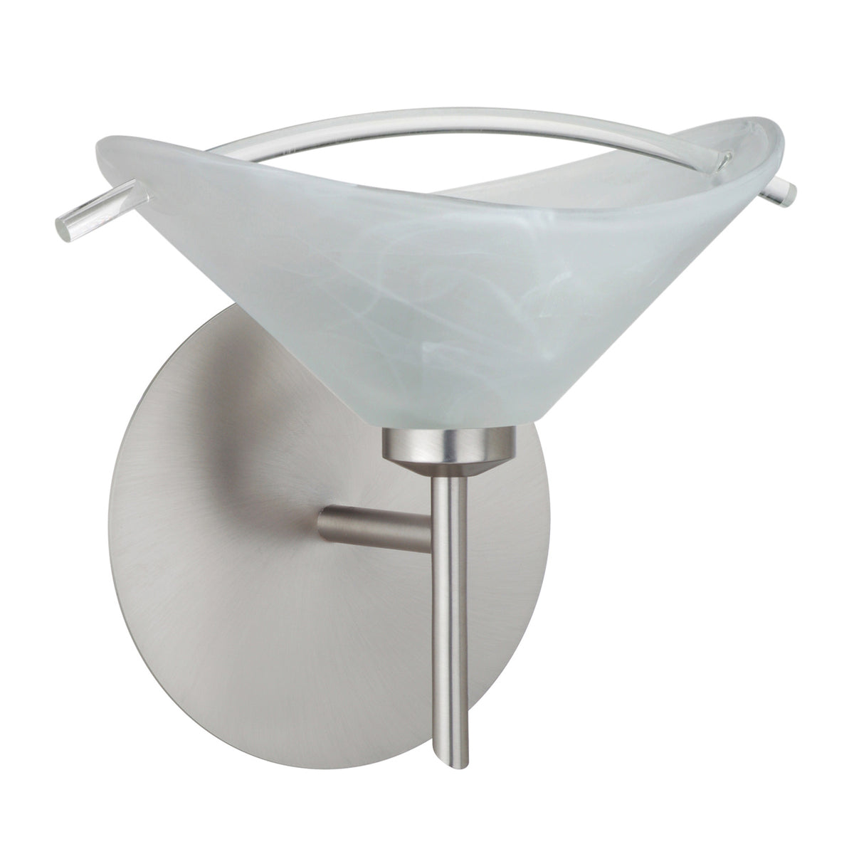 Besa Hoppi vanity light option – Marble/Clear