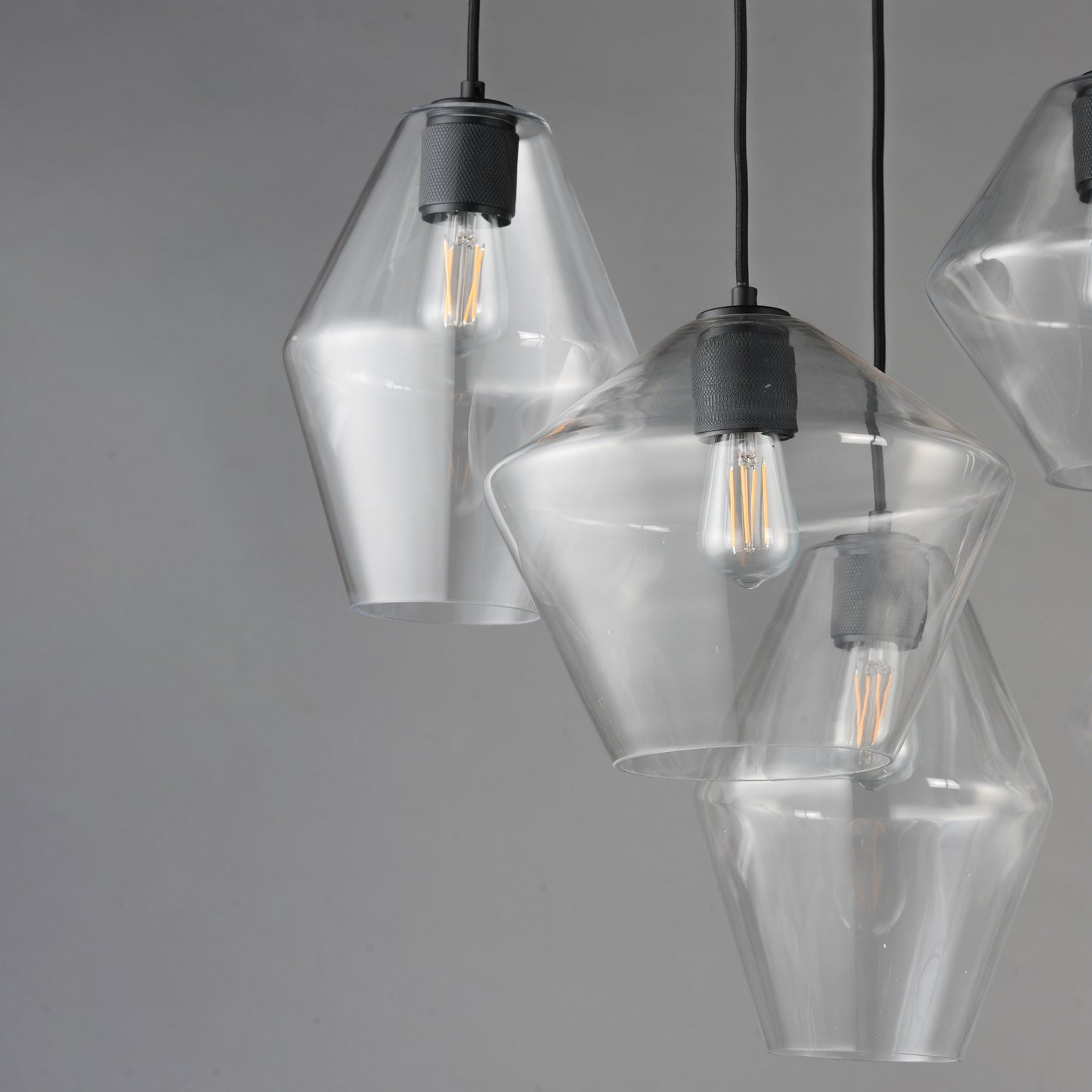Geode 8-Light Pendant Black by Maxim Lighting