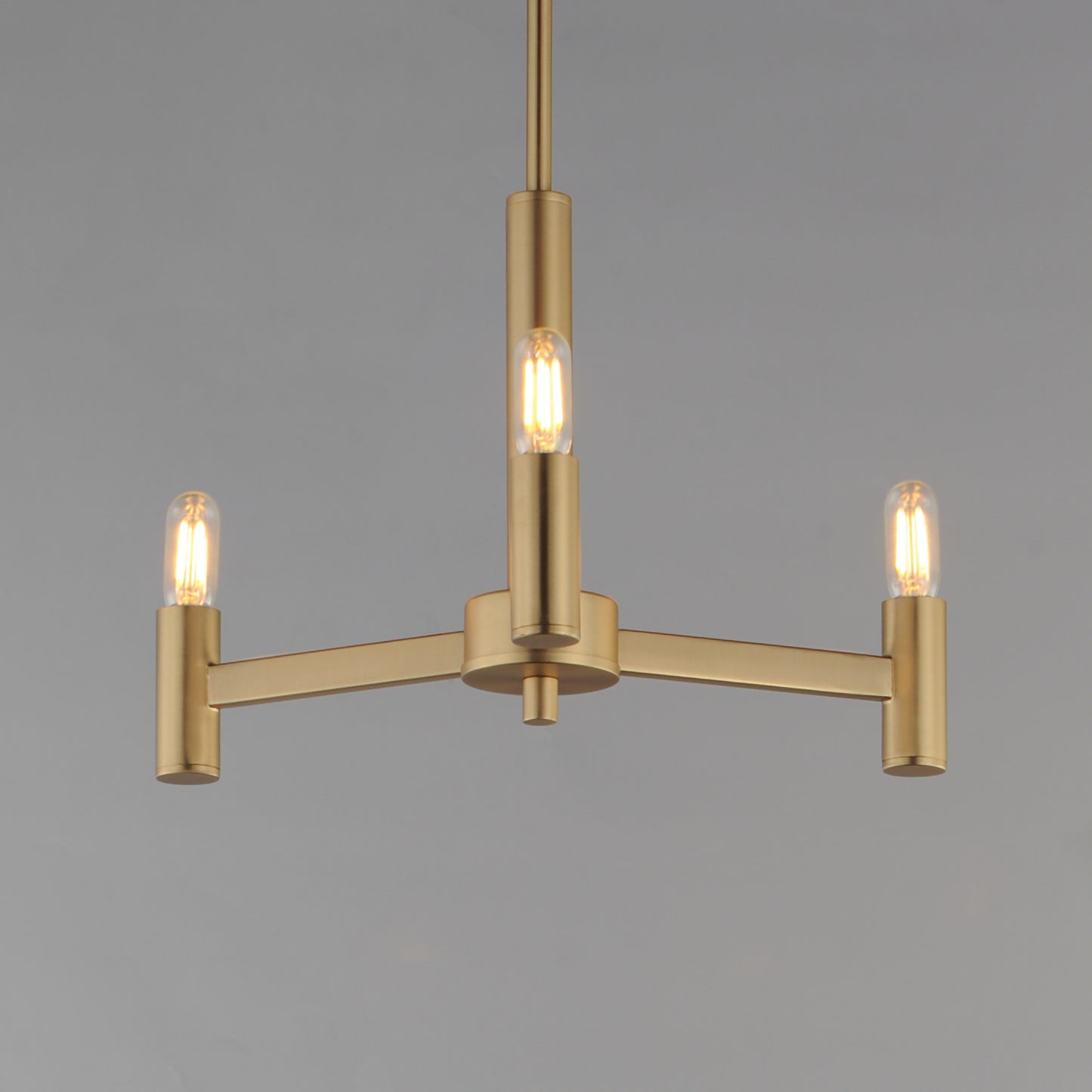 Emana 3-Light Chandelier Natural Aged Brass by Maxim Lighting