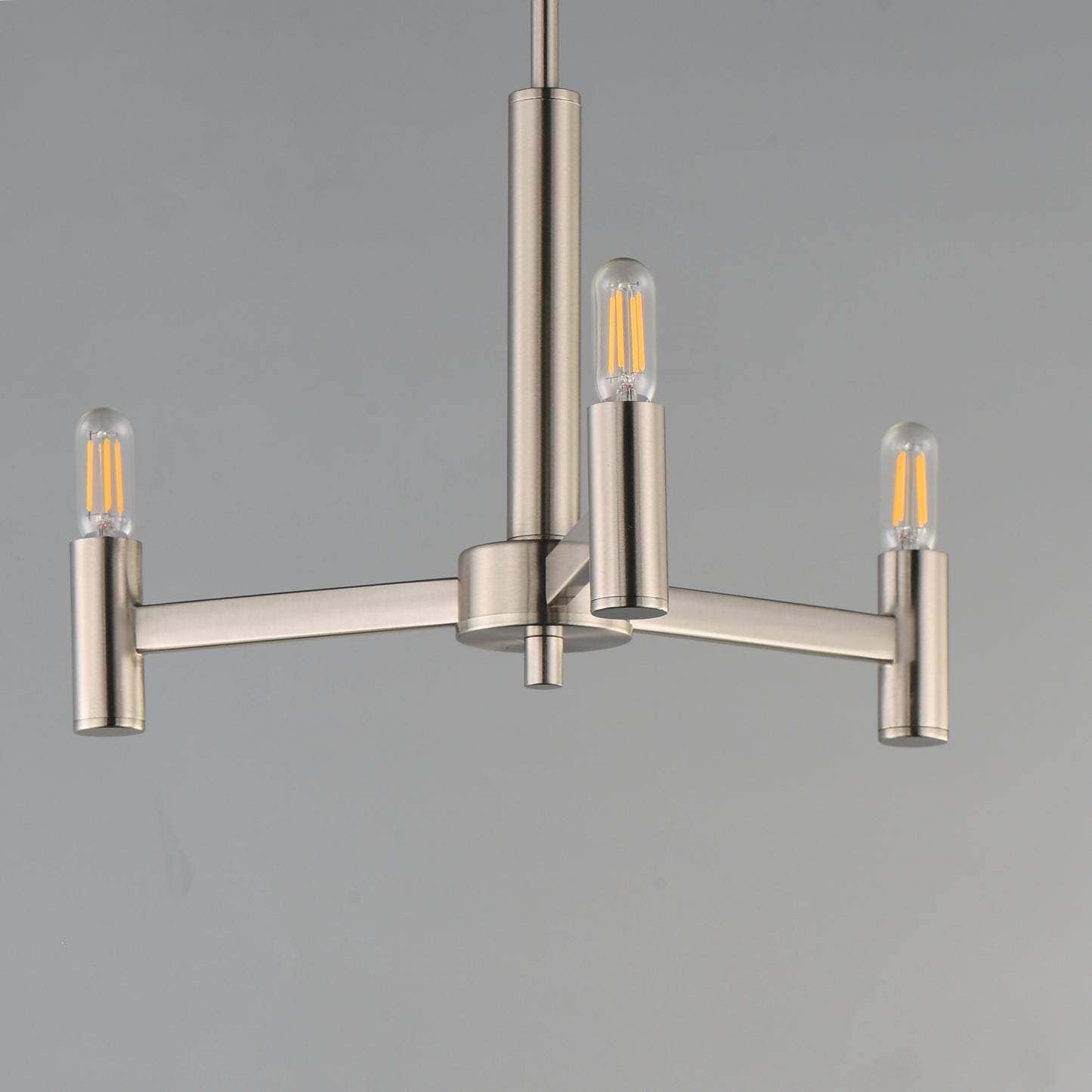Emana 3-Light Chandelier Satin Nickel by Maxim Lighting