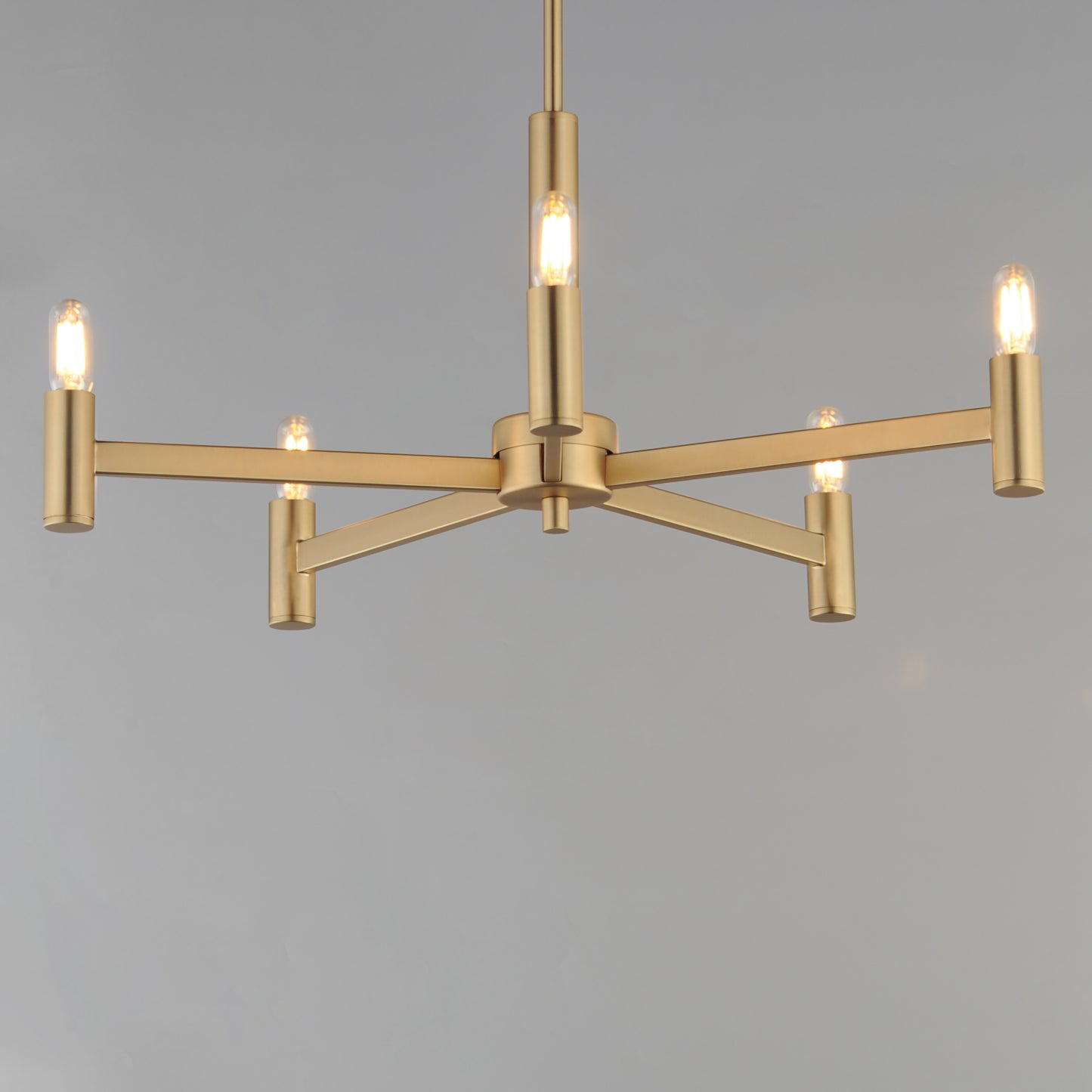 Emana 5-Light Chandelier Natural Aged Brass by Maxim Lighting