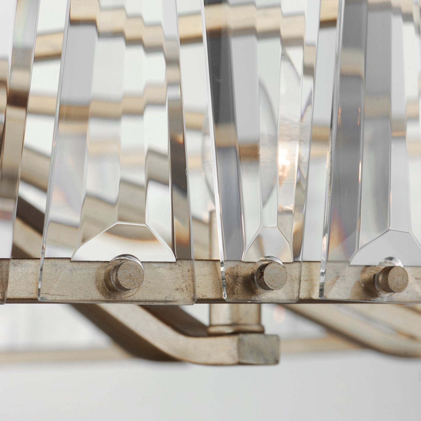 Odeon 10-Light Chandelier Golden Silver by Maxim Lighting