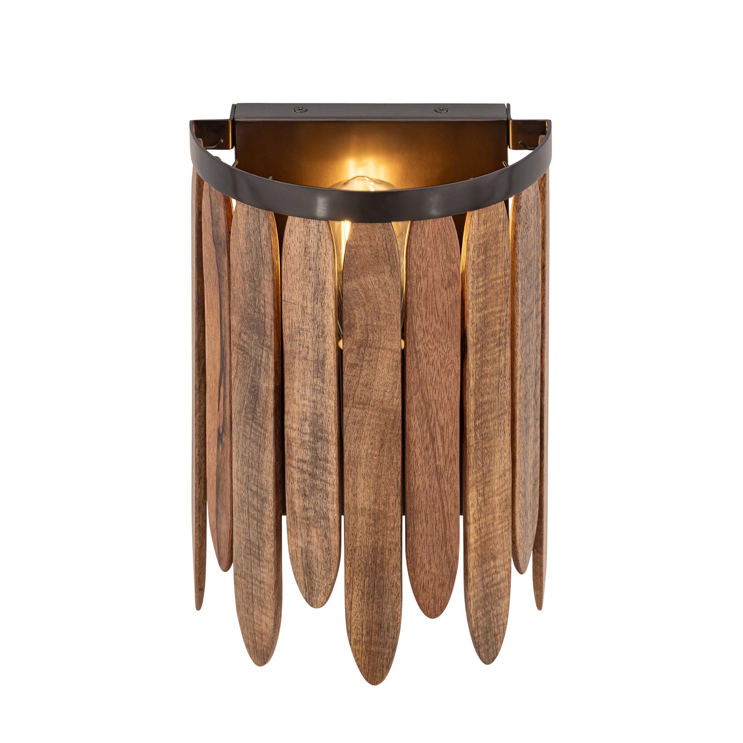Marimba Wall Sconce Walnut by Maxim Lighting