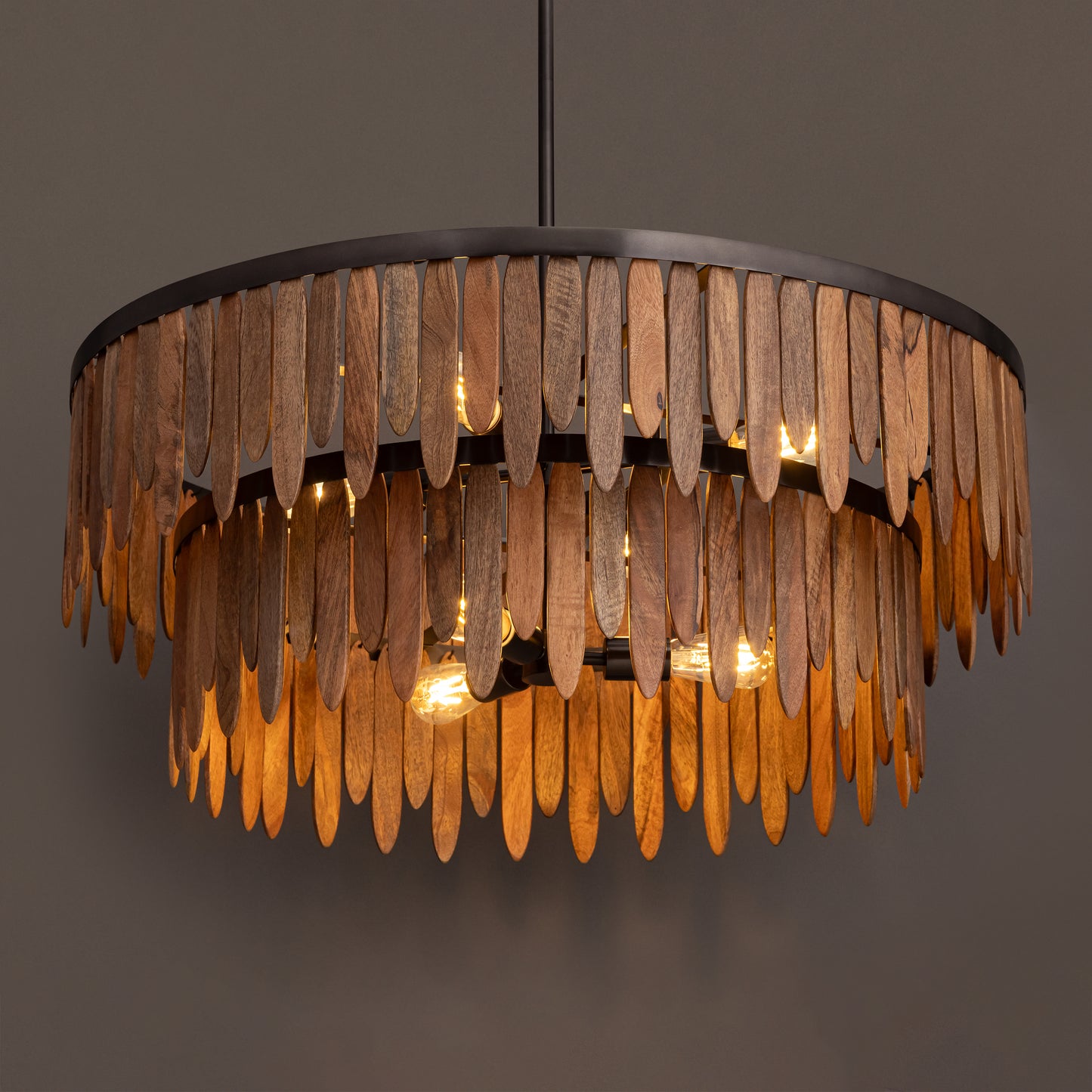 Marimba 36" Pendant Walnut by Maxim Lighting