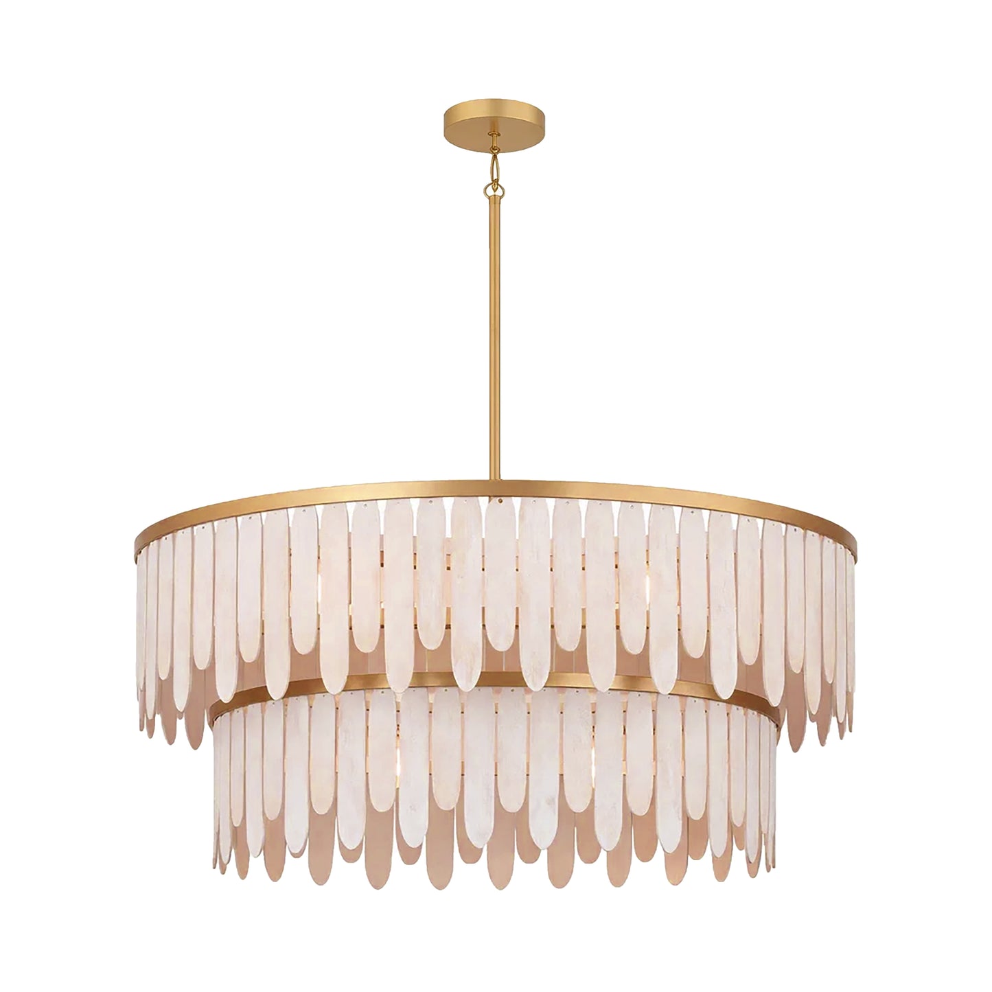 Marimba 36" Pendant Weathered White by Maxim Lighting