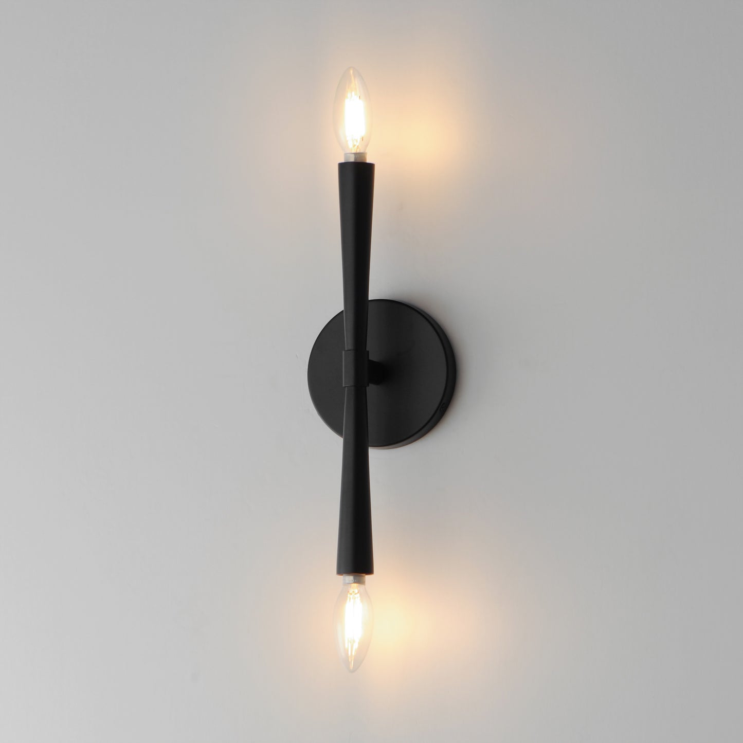 Rome 2-Light Wall Sconce Black by Maxim Lighting