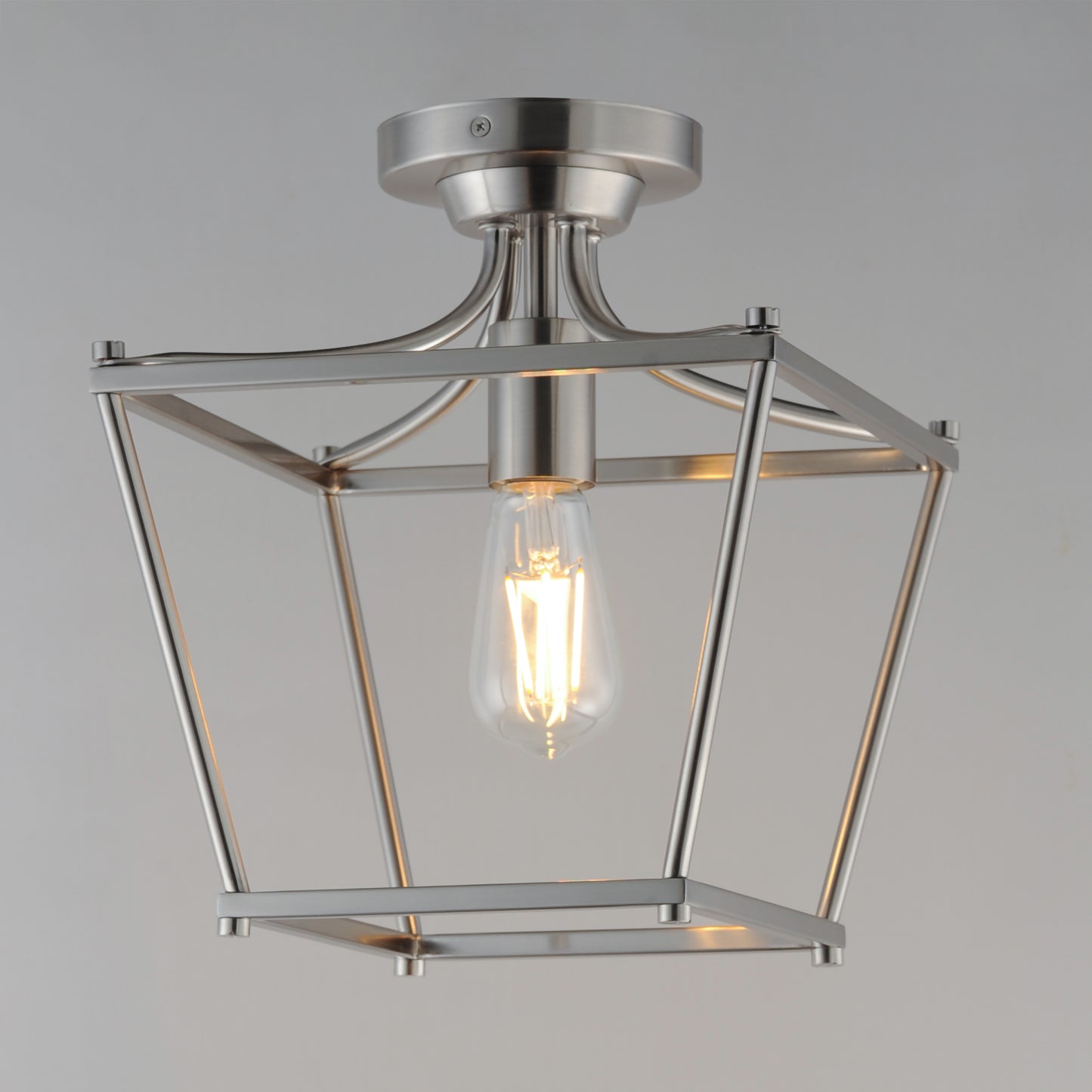 Clifton Pendant/Semi-Flush Satin Nickel by Maxim Lighting