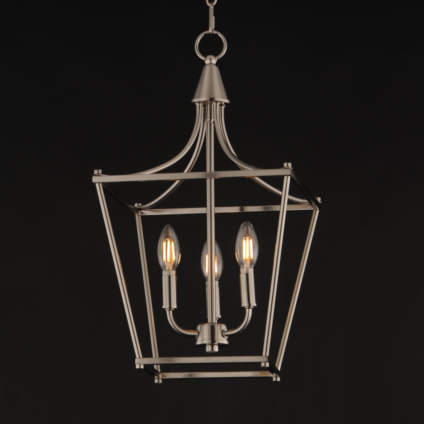 Clifton 3-Light Pendant Satin Nickel by Maxim Lighting