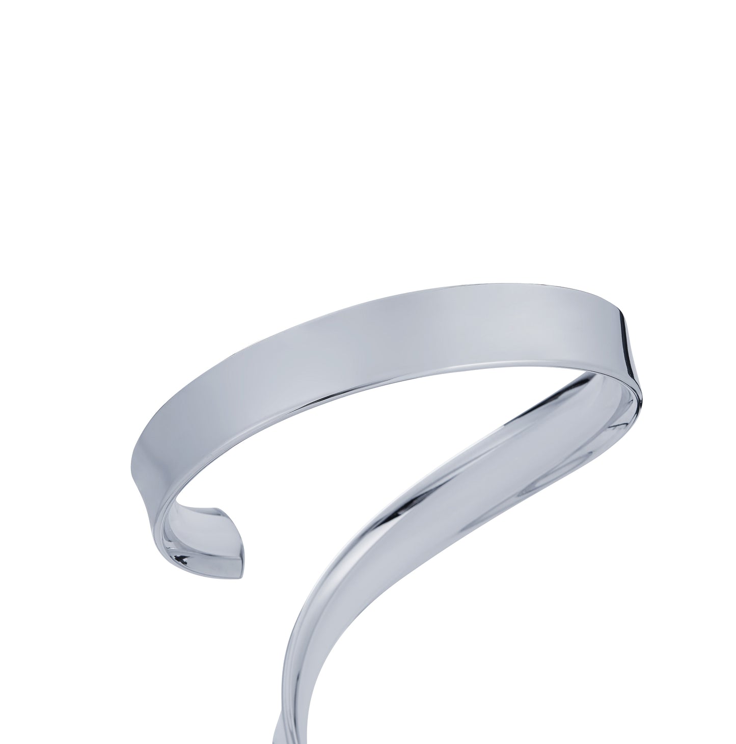 Hamburg Chrome Table Lamp LED Strip & Dimmable Switch by Finesse Decor TL-001