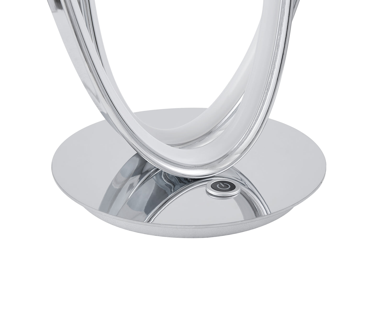 Milan Chrome Table Lamp LED Strip & Touch Dimmer by Finesse Decor TL-006