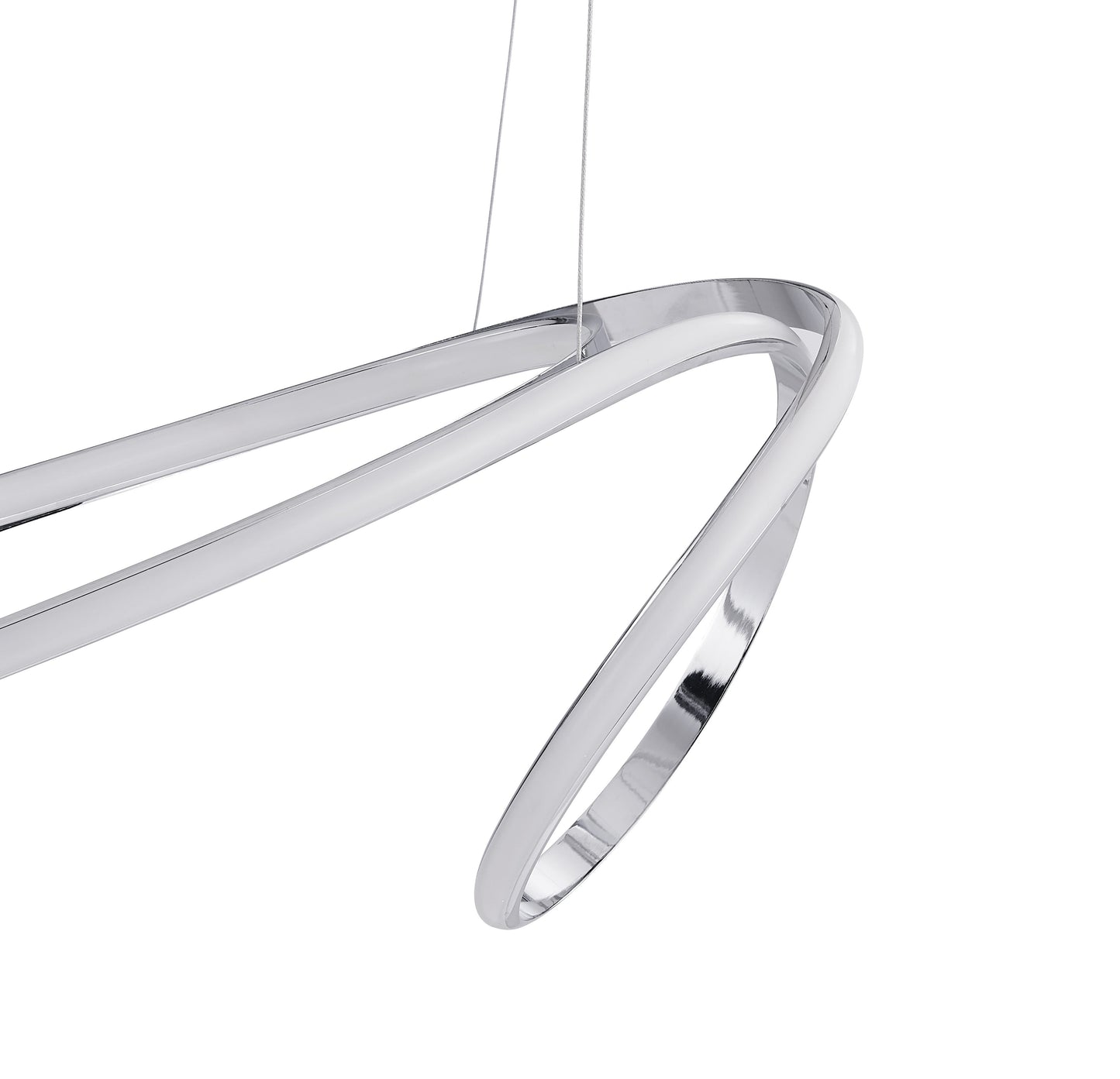 Moscow LED Chandelier Chrome by Finesse Decor CH-006