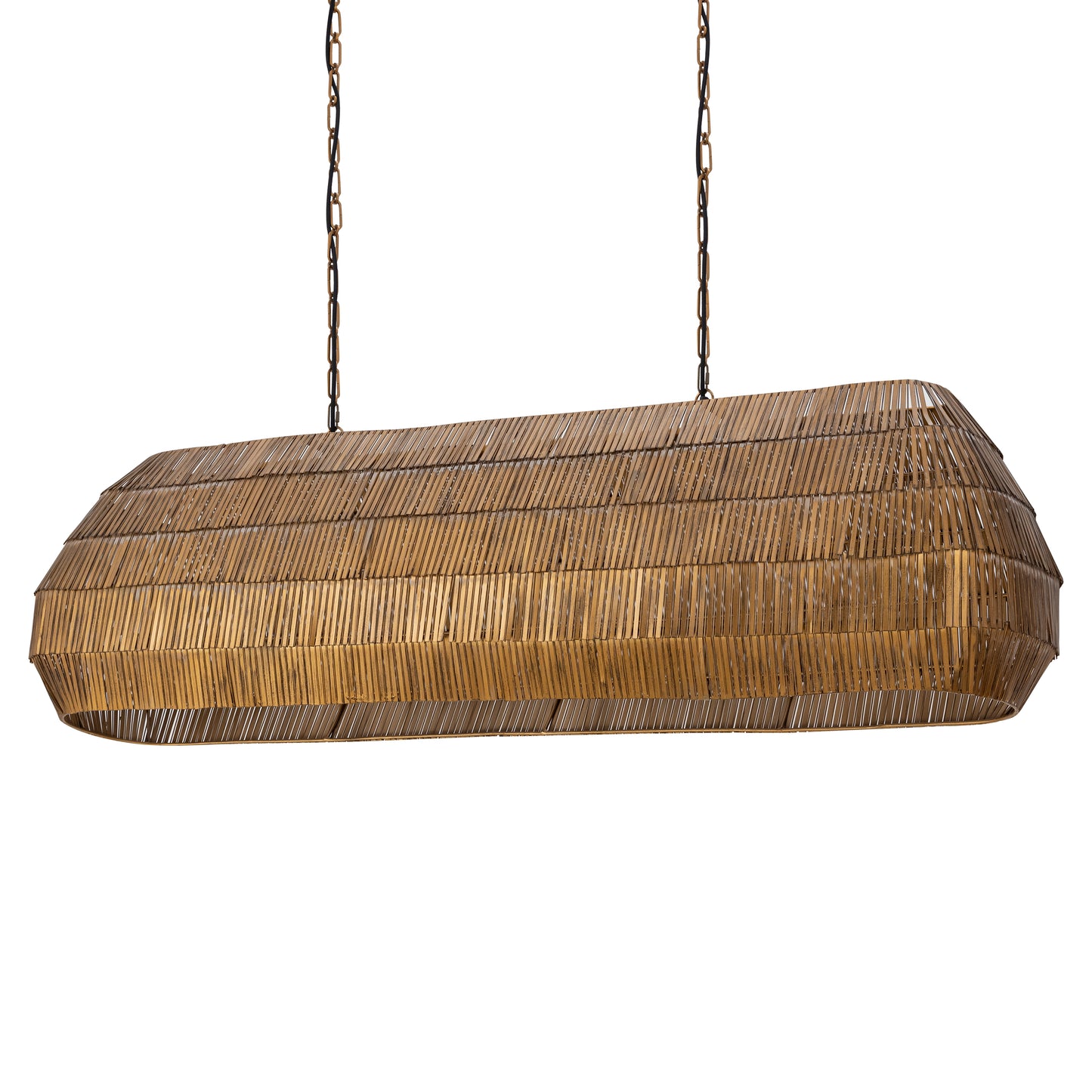 Gilda 5-Light Linear Pendant Antique Brass by Maxim Lighting