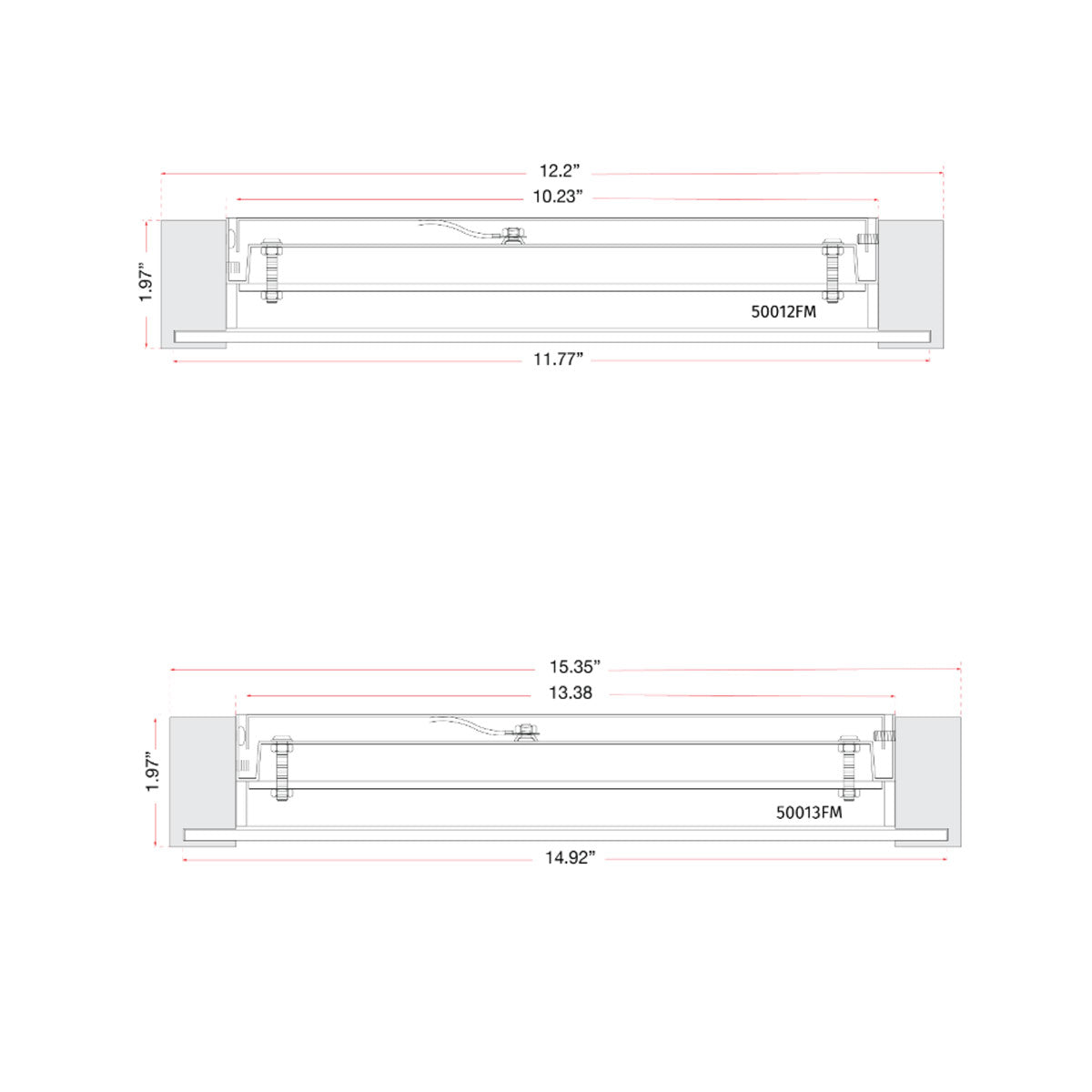 Matrix Large Square Flush Mount - Abra Lighting