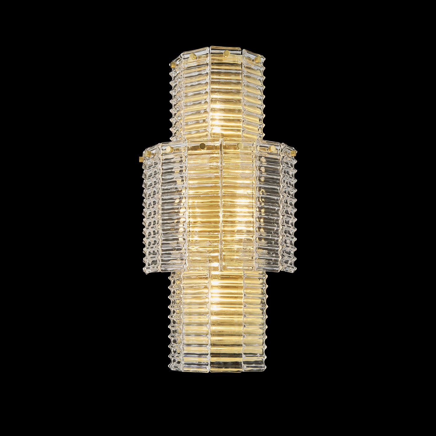 Aurora Wall Sconce 4-Light in Antique Bronze 3004WSAZ by StarFire Crystal