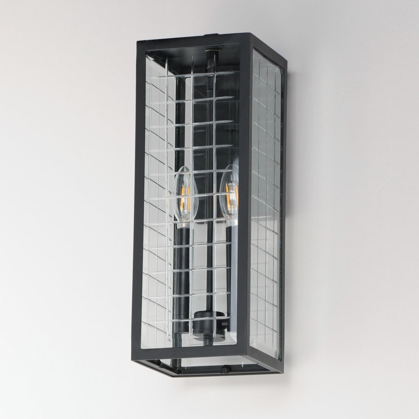 Magnus 2-Light Outdoor Wall Sconce Black by Maxim Lighting