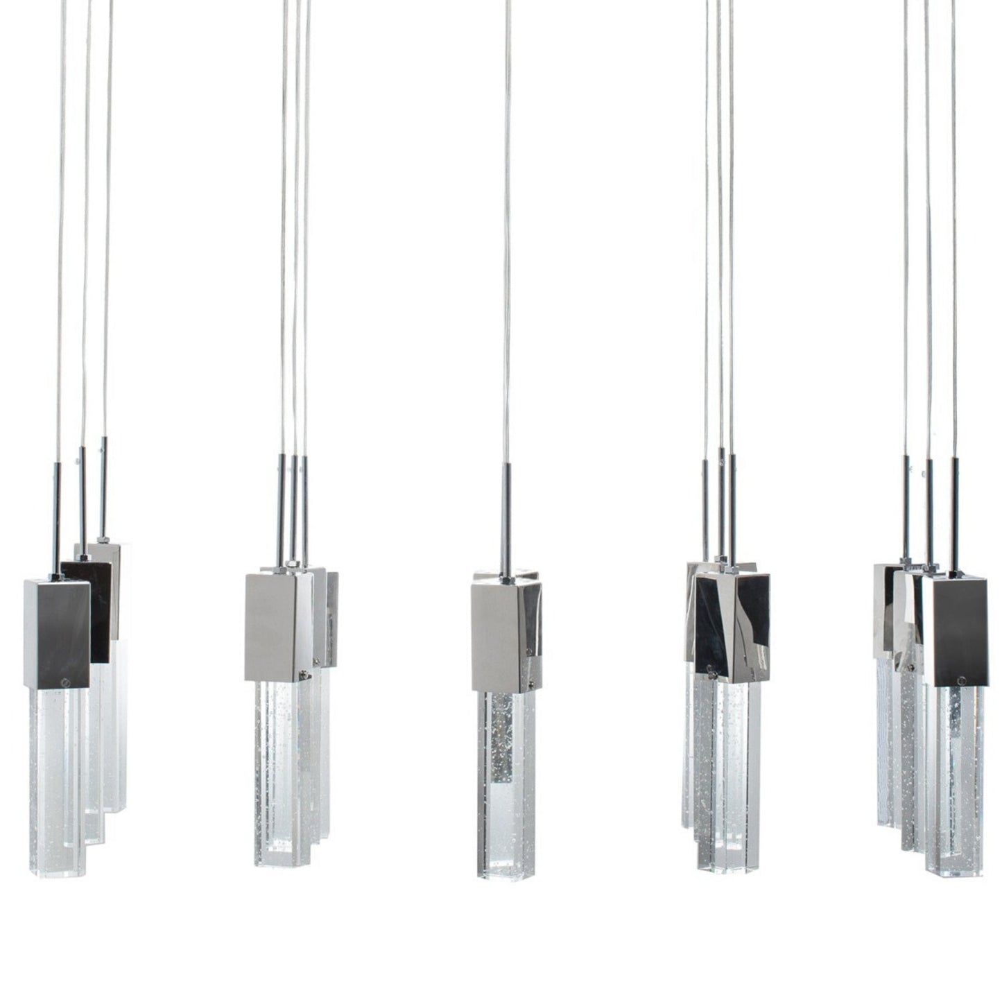 Rectangular Crystal Chandelier 15 Light by Finesse Decor FN-1133-15