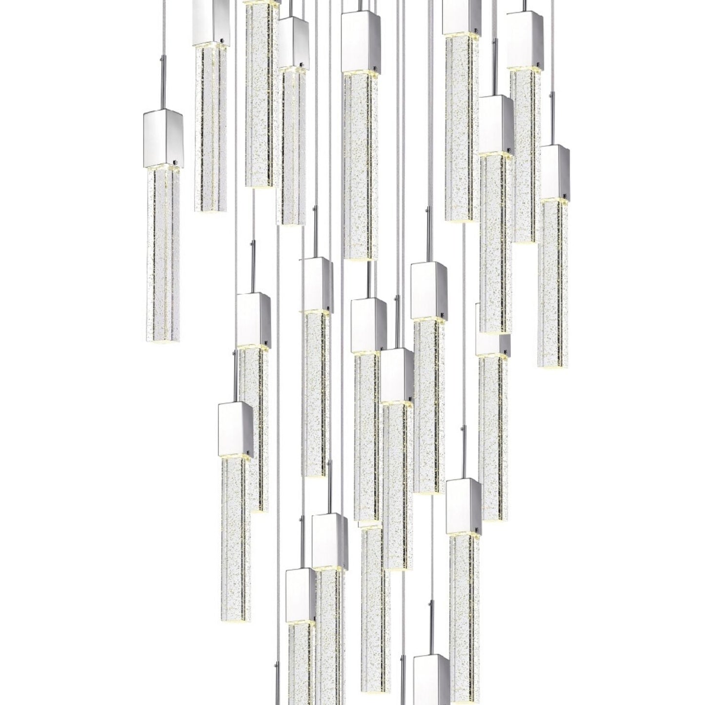 Rectangular Crystal Chandelier XL 25 Light by Finesse Decor FN-1133-25