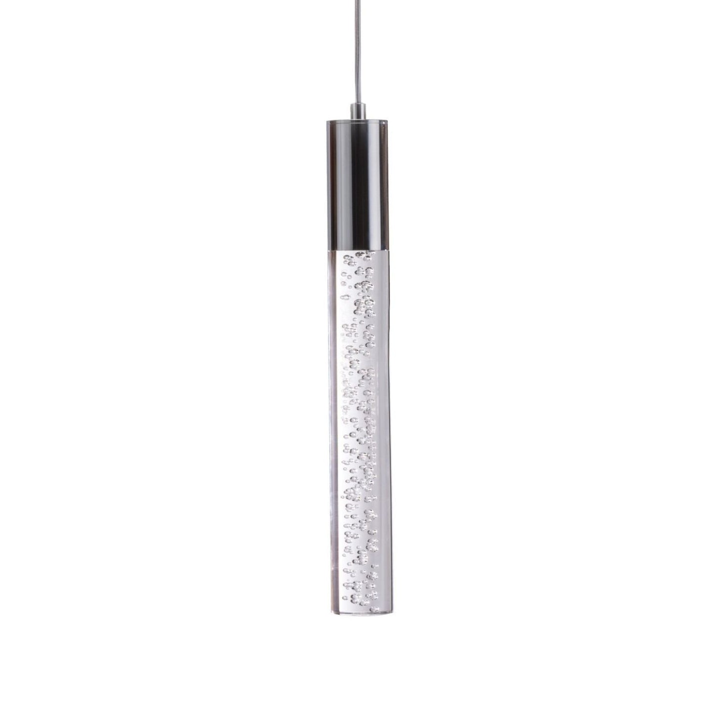 Acrylic Cylinder Pendant 1 Light by Finesse Decor FN-1260
