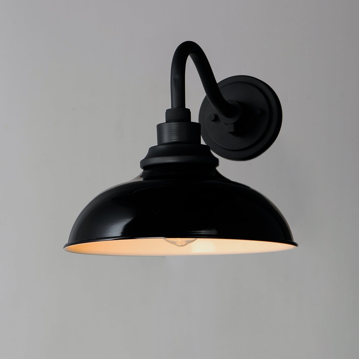 Granville Outdoor Wall Sconce Gloss Black/Black by Maxim Lighting