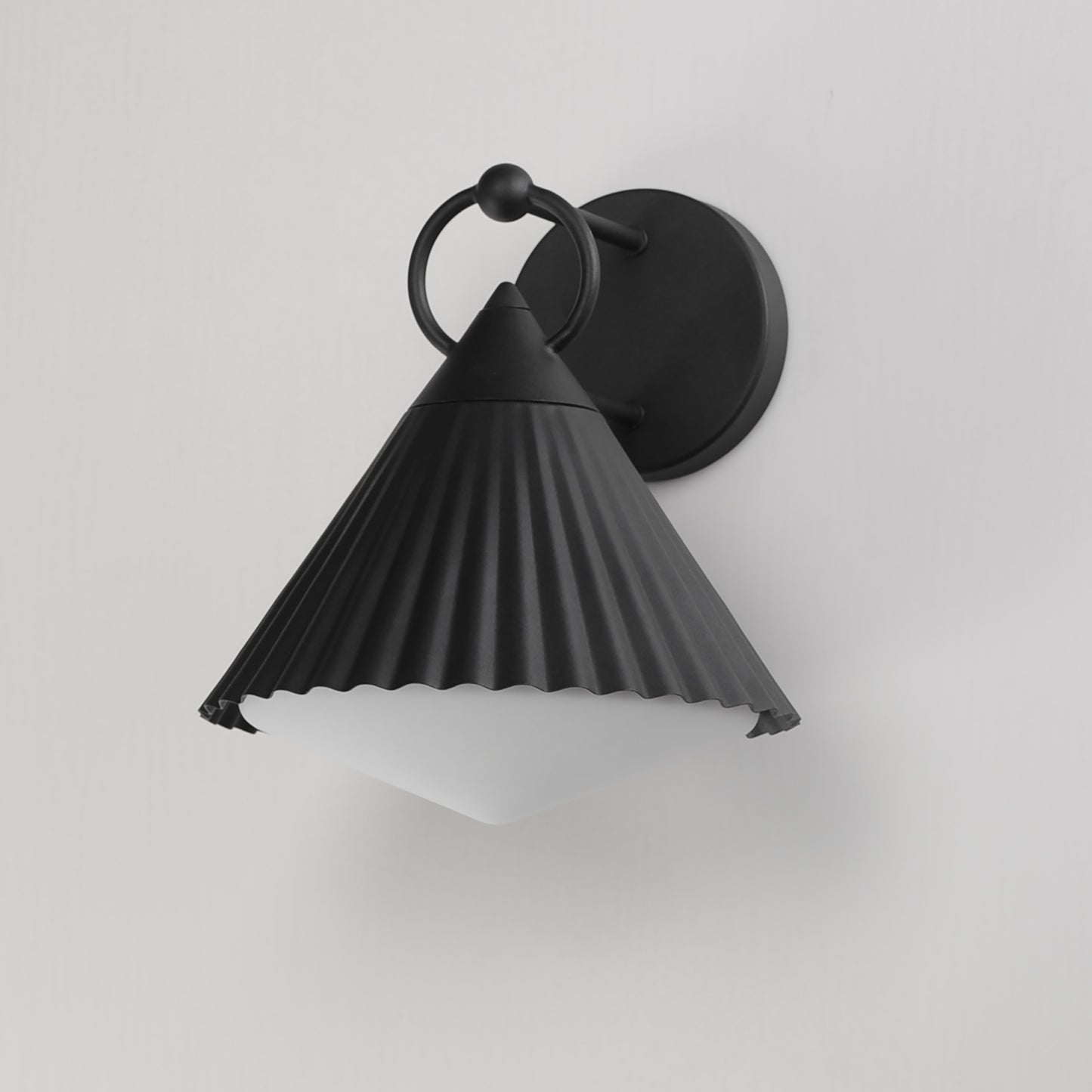 Odette 12" Wall Sconce Black by Maxim Lighting