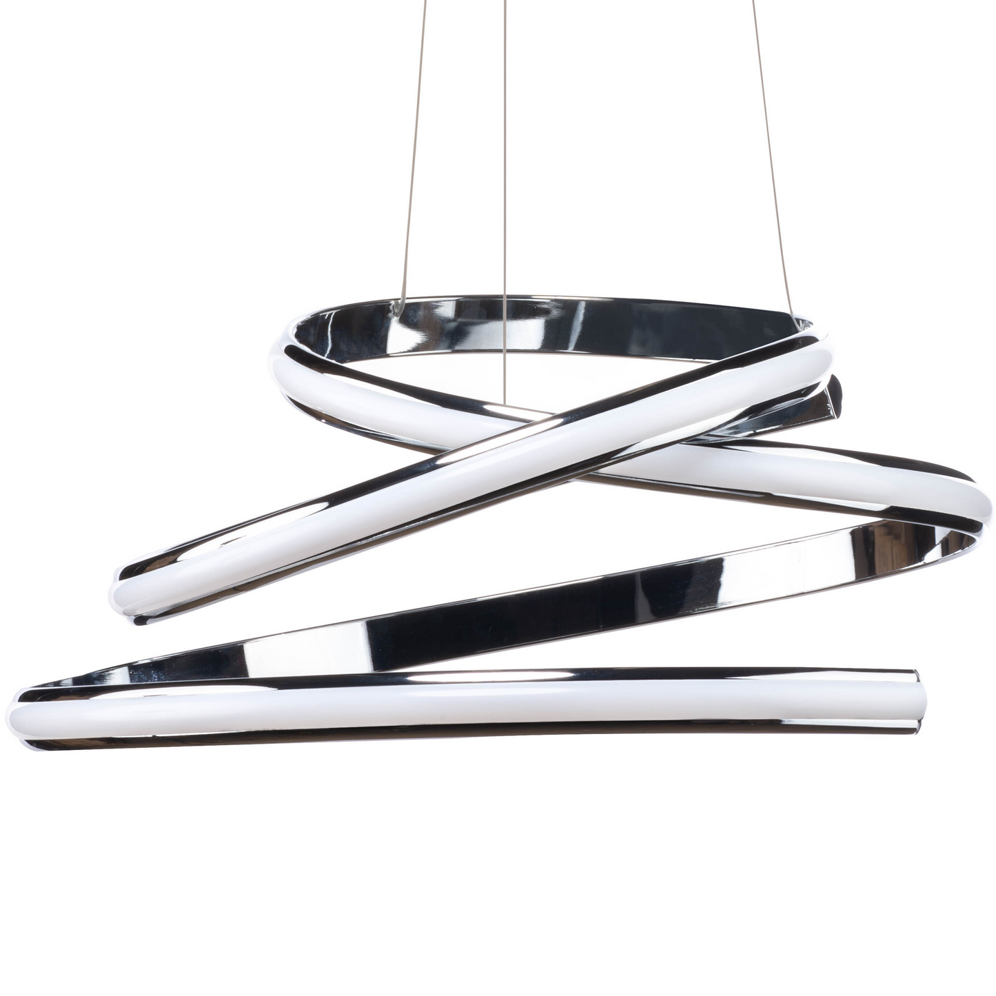 Oslo LED Adjustable Chandelier Chrome by Finesse Decor CH-015