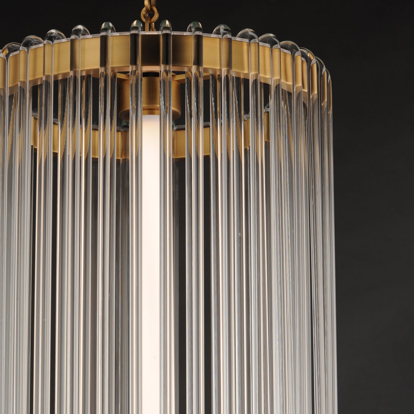 Jolie Foyer Pendant Natural Aged Brass by Maxim Lighting